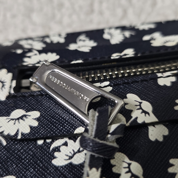 NWOT Rebecca Minkoff Avery Crossbody Bag/Clutch Saffiano Leather Floral Print - Picture 6 of 13